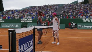 Naomi Osaka vs Iga Swiatek  Monte Carlo  TIEBREAK [upl. by Eseuqcaj]