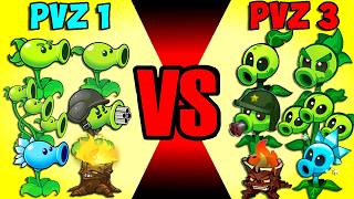 All Plants in PVZ 1 vs PVZ 3  Who Will Win  Team Plants Vs Team Plant [upl. by Leahcimdivad282]