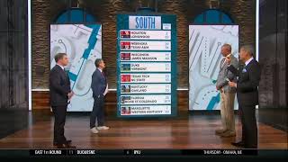 Seth Davis Clark Kellogg Jay Wright break down the 2024 NCAA tournament bracket [upl. by Barrada]