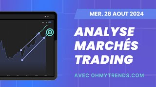 Mercredi 28 Août 2024  Analyse des Marchés Financiers avec ohmytrendscom [upl. by Damiano]