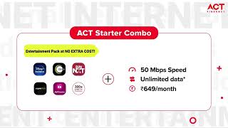 ACT Fibernet  Chennai ’s Ultimate Broadband Plan [upl. by Candie702]