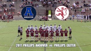 2017 Phillips Academy Andover Lacrosse vs Phillips Exeter [upl. by Leyla]