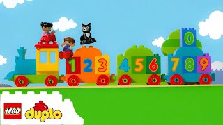 Number Train  More Nursery Rhymes  1 HOUR OF LEGO DUPLO  Kids Songs  Cartoon for Kids [upl. by Dde659]