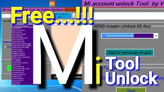 Mi Account Unlock Tool By Vishnu Gautham  Unlock Mi account Factory Reset Mi Account Relock Fix [upl. by Stempien]