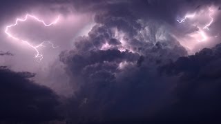 MIND BLOWING LIGHTNING  Electric Brain Storm time lapse [upl. by Arataj]