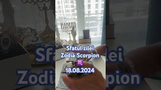 Sfatul zileizodia Scorpion ♏️ cariera tarot zodii horoscop love scorpion [upl. by Halimaj]