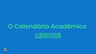 Tutorial Calendário acadêmico [upl. by Nodearb]