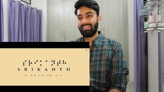 SRIKANTH Official Trailer RAJKUMMAR RAO  JYOTIKA ALAYA  TUSHAR HIRANANDANI  REACTION REVIEW [upl. by Raffin]