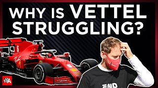 The Reasons Why Sebastian Vettel is Struggling at Ferrari [upl. by Drawyeh]