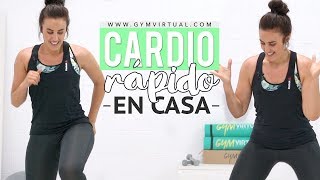 Rutina de cardio rápida y en casa  10 minutos [upl. by Rehptosirhc561]