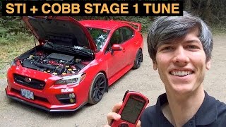 2015 Subaru WRX STI  COBB Stage 1 Tune  Review [upl. by Adelheid969]