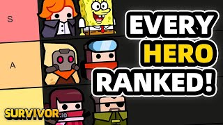 BEST amp WORST Heroes in Survivorio TIER LIST  EVERY SURVIVOR RANKED [upl. by Kcirdor161]