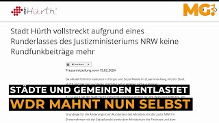 WDR muss RUNDFUNKBEITRAG künftig selbst eintreiben  Städte amp Gemeinden entlastet [upl. by Tekla]