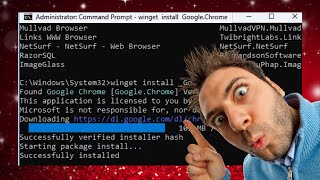 💥Best CMD Trick InstallUninstall Software in Windows Using Command Prompt [upl. by Cynera]