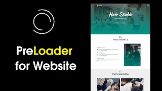 How To Make Website Preloader Using HTML CSS JS  Page Loading Website Loading Animation [upl. by Romito]