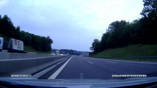 E430 240kmh almost crash [upl. by Erfert576]