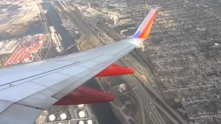 Southwest 737800 Takeoff from Chicago Midway Airport [upl. by Atteynek]