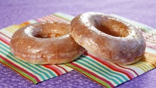 Healthier Oven Baked Doughnuts  Glazed Donuts [upl. by Gennifer]