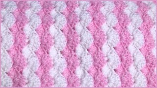 How to Crochet a Baby Blanket Using a Shell Stitch [upl. by Elsinore]