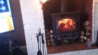 Clarke Regal Woodburner Demo Video [upl. by Toft]