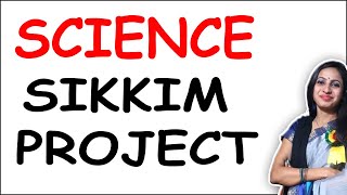 SIKKIM PROJECT Science  Art Integrated Project [upl. by Anitsyrhc742]