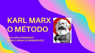 Karl Marx método materialismo histórico dialético [upl. by Koosis612]