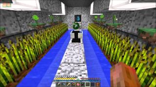 My World modded minecraft pt 14 Automatic botania cow farm [upl. by Pressman]