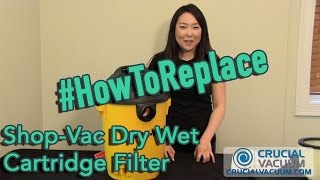 ShopVac Dry Wet Cartridge Filter Part  90304 Replacement [upl. by Becca514]