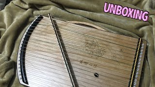 Unboxing and Sound test 21 string Mini Guzheng  Larryze Marih Acuña [upl. by Arielle]