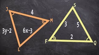 Determining the missing values of two similar triangles [upl. by Samohtnhoj195]