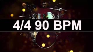 🔴 Drums Metronome 90 BPM [upl. by Ahsinnod]