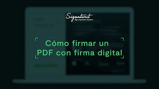 Cómo firmar un documento PDF [upl. by Virgil]