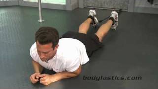 HOW TO DO Hamstring Exercise  Leg Curl with Resistance Bands [upl. by Ativak]