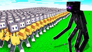 CAN 1 LOGGY DEFEAT 1000 MUTANT MOBS IN MINECRAFT [upl. by Burdelle]