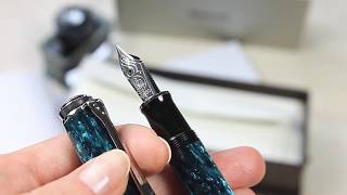 Pelikan Special Edition Souverän 805 Ocean Swirl [upl. by Lorene]