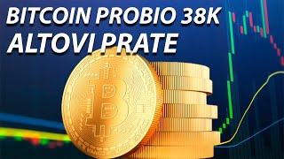 BITCOIN PROBIJA 38K  ALTOVI PRATE [upl. by Shultz]