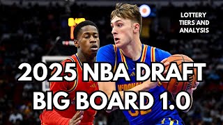 Revealing My 2025 NBA Draft Big Board 10 ALLTIME CLASS [upl. by Casteel524]