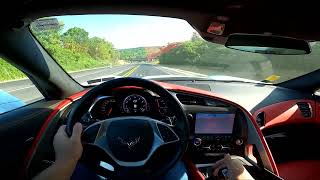 2015 Chevrolet Corvette 3LT Z51 Convertible  POV Test Drive Binaural Audio [upl. by Zerelda]