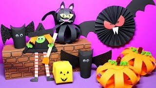 Easy Halloween Crafts for Kids  Halloween Craft Ideas [upl. by Nivra]