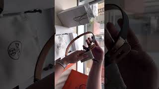 Hermes unboxing part 1 luxury hermes accessories [upl. by Aihsemak]