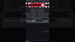 Como criar playlists no Virtual DJ virtualdj [upl. by Berg274]