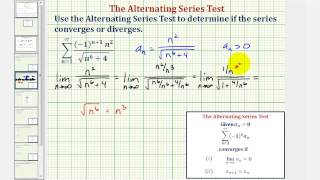 Ex Determine if an Infinite Alternating Series Converges or Diverges Convergent [upl. by Oiragelo]