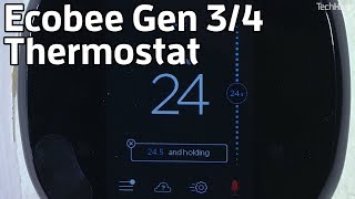 Ecobee Gen 34 Thermostat review  TechHive [upl. by Osrit]