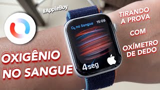 OXIGÊNIO NO SANGUE🩸COM APPLE WATCH vs OXÍMETRO DE DEDO [upl. by Sukramed]