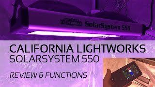 California Lightworks SolarSystem 550 LED Grow Light Review [upl. by Yenffit]