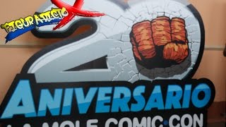 La Mole Comic Con 2016 20 Aniversario Recorrido DBZ Naruto TMNT Myth Cloth Panoramation [upl. by Aleemaj]