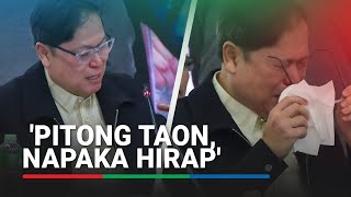 Durog na durog Mabilog breaks down in tears as he recalls narco list ordeal at House probe [upl. by Destinee132]