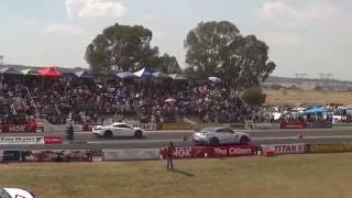 2013 Nissan GTR vs Mclaren MP412C 400m Drag Race South Africa [upl. by Gilus]