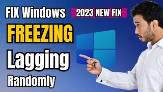 FIX Windows 1011 Keeps FREEZING amp LAGGING Randomly 2023 NEW [upl. by Teufert]