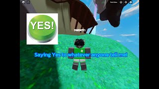 Saying Yes to whatever someone tells meBedwars Edition [upl. by Anemaj]